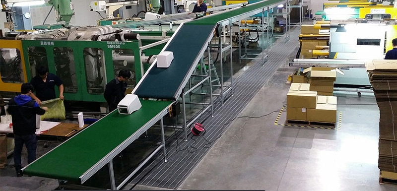 Băng tải ép và đúc nhựa