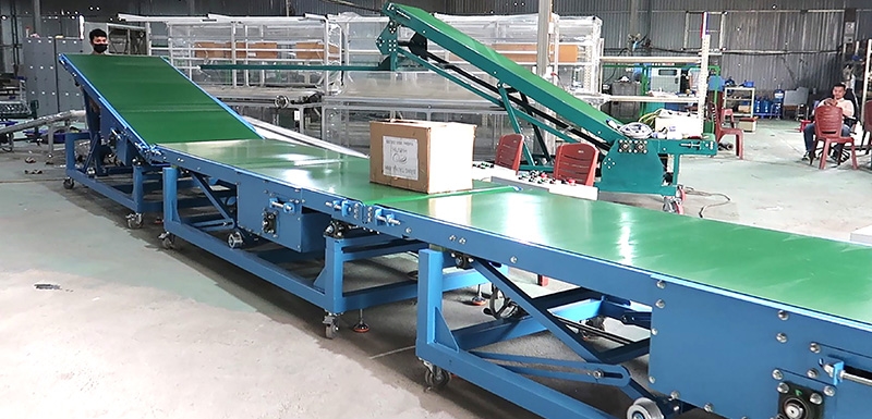 Băng tải PVC xanh Băng tải PVC xanh